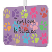 カラー数々のパワプリントハート空気清浄機 カーエアーフレッシュナー (左)