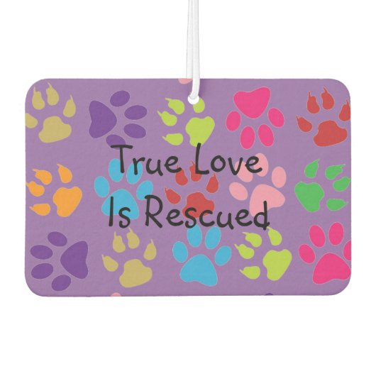 カラー数々のパワプリントハート空気清浄機 カーエアーフレッシュナー (正面)