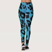 カラー数々のヒョウデザイン6 レギンス (裏面)