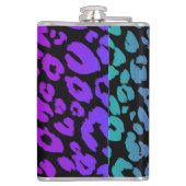 カラー数々のヒョウ系デザイン1 フラスク (裏面)