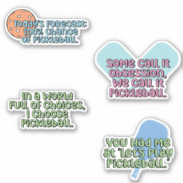 カラー数々のピックボール選手ステッカラフルクパック シール