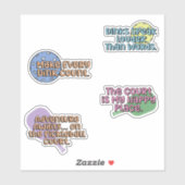 カラー数々のピックボール選手ステッカーパック シール (シート)