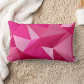 カラー数々のピンク幾何学形状腰枕 ランバークッション (ブランケット)