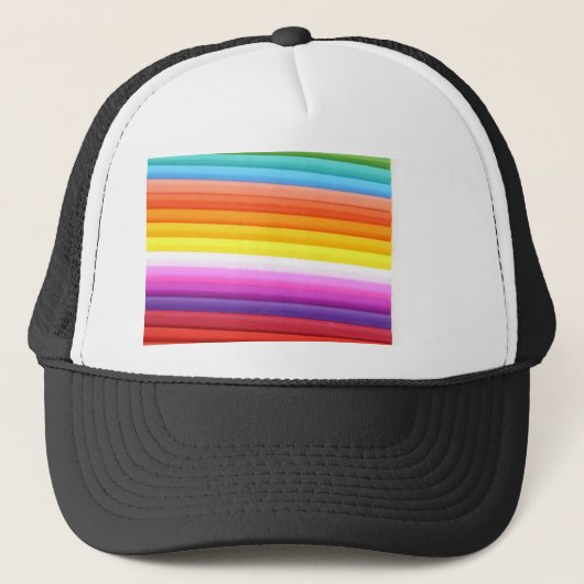 カラー数々のファブリック折り抽象芸術 キャップ (正面)