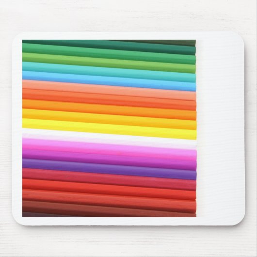カラー数々のファブリック折り抽象芸術 マウスパッド (正面)