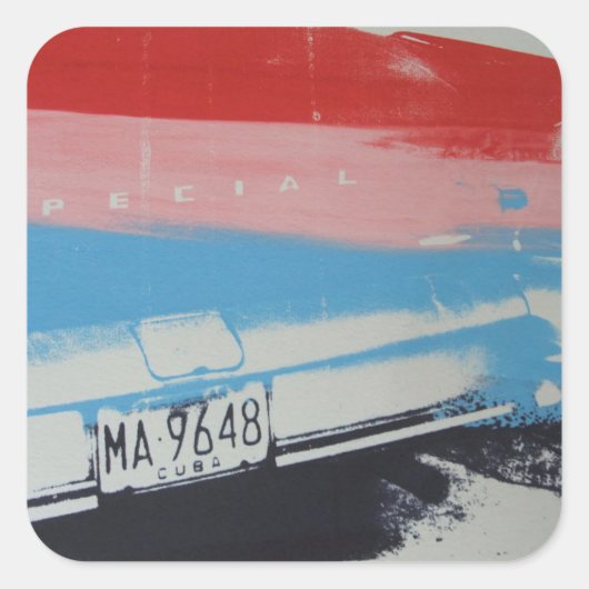 カラー数々のフェンダー スクエアシール (正面)