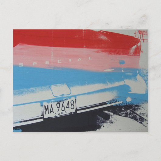 カラー数々のフェンダー ポストカード (正面)