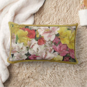 カラー数々のフローラブーケアメリカンMoJoピロー ランバークッション (ブランケット)