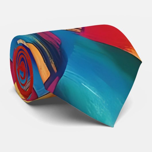 カラー数々のプリズムネックタイ ネクタイ (ロール)
