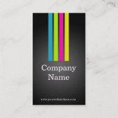 カラー数々のプロフェッショナル名刺 名刺 (裏面)