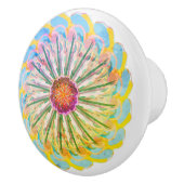 カラー数々のボヘミアンフローラセラミックノブ セラミックノブ (右)