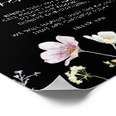 カラー数々のボー秋フローラ抜き式 ポスター (角)