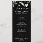 カラー数々のボー秋フローラ結婚ズ・ディナー メニュー (正面)