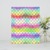 カラー数々のマーメイドはかりで測スクラップブック紙 (スタンド正面)