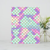 カラー数々のマーメイドはかりで測スクラップブック紙 (スタンド正面)