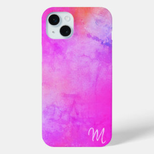 カラー数々のモノグラム電話ケース iPhone 15 MINIケース