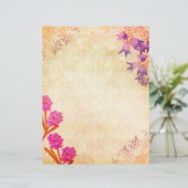 カラー数々のヴィンテージフローラスクラップブック紙 (スタンド正面)