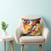 カラー数々の三角形のネット クッション (椅子)