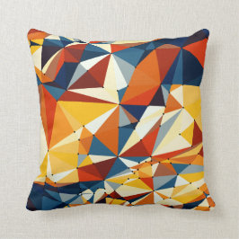 カラー数々の三角形のネット クッション