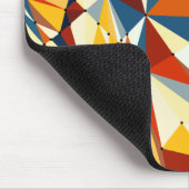 カラー数々の三角形のネット マウスパッド (コーナー)