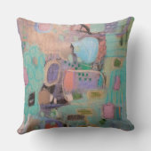 カラー数々の抽象デザイン枕 クッション (裏面)