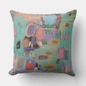 カラー数々の抽象デザイン枕 クッション (正面)