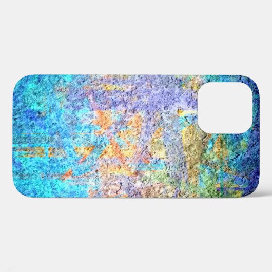 カラー数々の抽象芸術ア絵画ート Case-Mate iPhoneケース (裏面 (横))