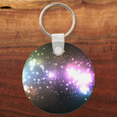 カラー数々の抽象芸術パーティクル キーホルダー (正面)