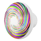 カラー数々の稲妻スパーク旋回ドアノブ セラミックノブ (右)