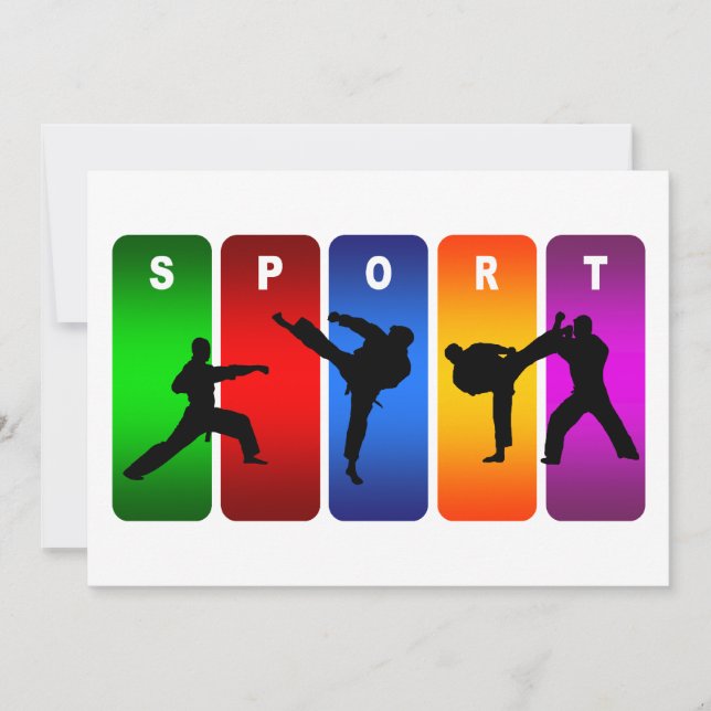 カラー数々の空手のエンブレム (正面)