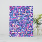 カラー数々の紙吹雪スクラップブック紙 (スタンド正面)