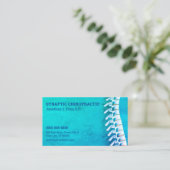 カラー数々の脊椎アートカイロプラクティックアポイントメントカード 予約カード (スタンド正面)