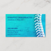 カラー数々の脊椎アートカイロプラクティックアポイントメントカード 予約カード (正面)