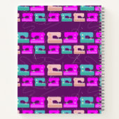 カラー数々の裁縫雑誌 ノートブック (裏面)