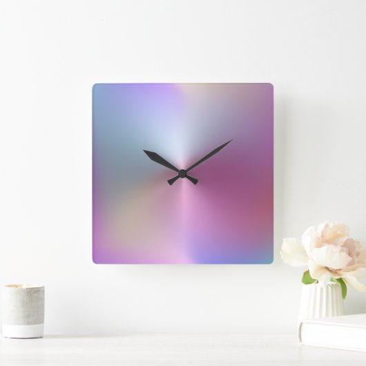 カラー数々の金属スタイルアクリル壁時計 スクエア壁時計 (ホーム)
