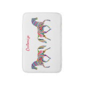 カラー数々の馬好きThunder_Cove  バスマット (正面縦)