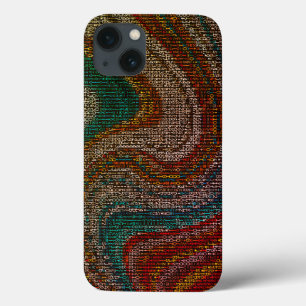 カラー旋回デジタル抽象芸術ケースメイトiPhoneケース iPhone 13ケース