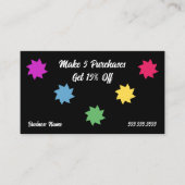 カラー旋回ロイヤリティカード ロイヤリティカード (正面)