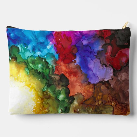 カラー明はっきりしたるいカラフルアクセサリーポーチ アクセサリーポーチ (裏面)