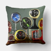 カラー時計枕 クッション (裏面)