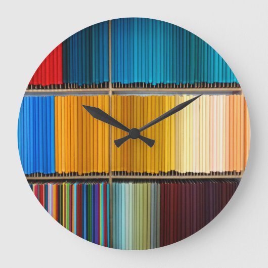 カラー時計 ラージ壁時計 (正面)