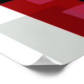 カラー書き込み抽象芸術 ポスター (角)