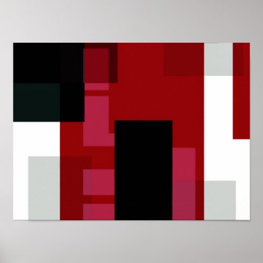 カラー書き込み抽象芸術 ポスター (正面)