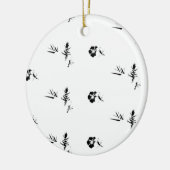 カラー最新カスタムのTextLogoセラミックオーナメント セラミックオーナメント (左)