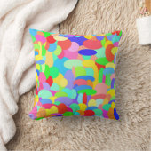 カラー枕の円 クッション (ブランケット)