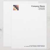 カラー正方形012 レターヘッド (正面/裏面)