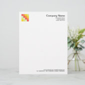 カラー正方形07 レターヘッド (スタンド正面)