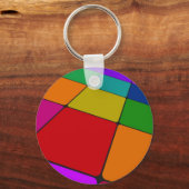 カラー正方形 キーホルダー (正面)