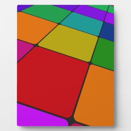 カラー正方形 フォトプラーク (正面)