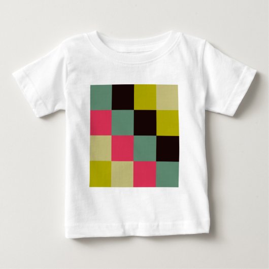 カラー正方形 ベビーTシャツ (正面)